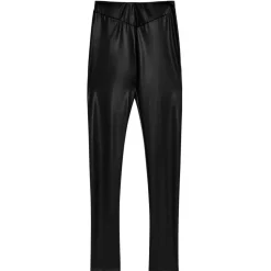 Patrizia Pepe - Shiny Faux Leather Fabric Trousers - Black - Trousers - Made in Italy - Luxury Exclusive Collection - Avvenice