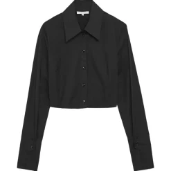 Patrizia Pepe - Shirt with Cut-Out Detail at Back - Black - Shirt - Made in Italy - Luxury Exclusive Collection - Avvenice