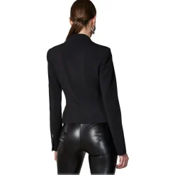 Patrizia Pepe - Short Single-Breasted Jacket - Black - Jacket - Made in Italy - Luxury Exclusive Collection - Avvenice