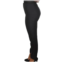 Patrizia Pepe - Straight Trousers with Chinos Pocket - Black - Trousers - Made in Italy - Luxury Exclusive Collection - Avvenice
