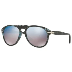 Persol - 649 - Original - 649 Series - Blue / Mirror Blue Gray - PO0649 - Sunglasses - Persol Eyewear - Avvenice