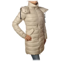 Peuterey - Fayola Jacket 3/4 Screwed Model - Cream - Jacket - Luxury Exclusive Collection - Avvenice