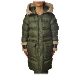 Peuterey - Long Model Down Jacket with Hood - Green - Jacket - Luxury Exclusive Collection - Avvenice