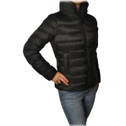 Peuterey - Quilted Down Cropped Jacket Model Freccia - Black - Jacket - Luxury Exclusive Collection - Avvenice