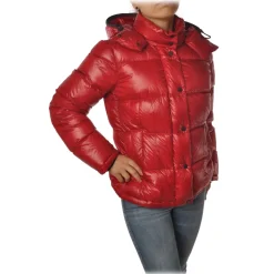 Peuterey - Quilted Down Jacket in Shiny Nylon Bryce Model - Red - Jacket - Luxury Exclusive Collection - Avvenice
