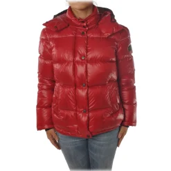 Peuterey - Quilted Down Jacket in Shiny Nylon Bryce Model - Red - Jacket - Luxury Exclusive Collection - Avvenice
