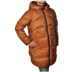 Peuterey - Quilted Down Jacket with Hood Halley Model - Orange - Jacket - Luxury Exclusive Collection - Avvenice