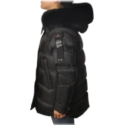 Peuterey - Quilted Down Jacket with Hood Model Takan - Black - Jacket - Luxury Exclusive Collection - Avvenice