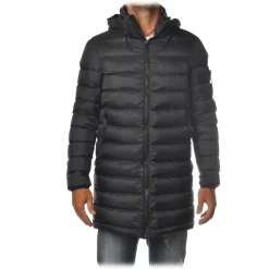 Peuterey - Rubio Jacket 3/4 Model with Hood - Blue - Jacket - Luxury Exclusive Collection - Avvenice