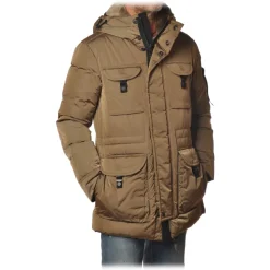 Peuterey - SIba Jacket Elongated Model with Four Pockets - Military - Jacket - Luxury Exclusive Collection - Avvenice