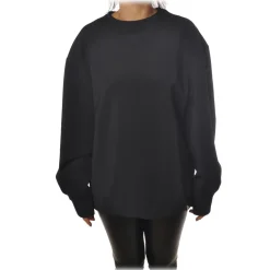 Peuterey - Sweatshirt in Technical Fabric Longer on the Back - Black - Sweatshirt - Luxury Exclusive Collection - Avvenice