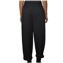 Peuterey - Trousers in Suit Fabric with Elastic Waist - Black - Trousers - Luxury Exclusive Collection - Avvenice