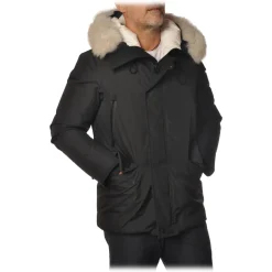 Peuterey - Two Pockets Jacket with Flap and Two Oblique - Black - Jacket - Luxury Exclusive Collection - Avvenice