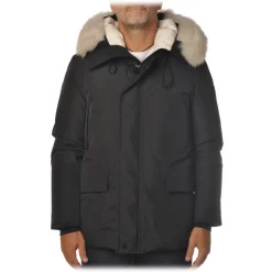 Peuterey - Two Pockets Jacket with Flap and Two Oblique - Black - Jacket - Luxury Exclusive Collection - Avvenice