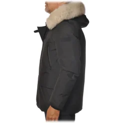 Peuterey - Two Pockets Jacket with Flap and Two Oblique - Black - Jacket - Luxury Exclusive Collection - Avvenice