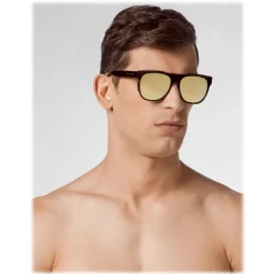 Philipp Plein - All Over PP Collection - Havana Gold - Sunglasses - Philipp Plein Eyewear - Avvenice