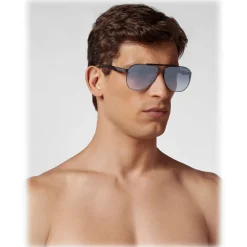 Philipp Plein - Calypso Basic Collection - Black Nickel Mirror - Sunglasses - Philipp Plein Eyewear - Avvenice