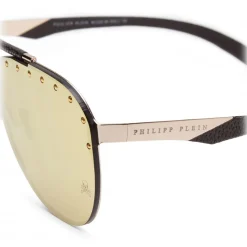Philipp Plein - Calypso Studded Collection - Gold Mirrored - Sunglasses - Philipp Plein Eyewear - Avvenice