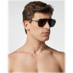 Philipp Plein - Charlie Basic Collection - Black Metal - Sunglasses - Philipp Plein Eyewear - Avvenice