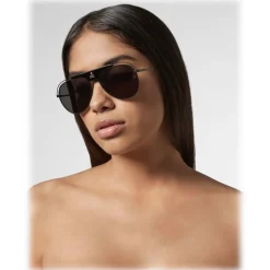 Philipp Plein - Charlie Basic Collection - Black Metal - Sunglasses - Philipp Plein Eyewear - Avvenice
