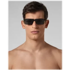 Philipp Plein - Combact Collection - Black - Sunglasses - Philipp Plein Eyewear - Avvenice