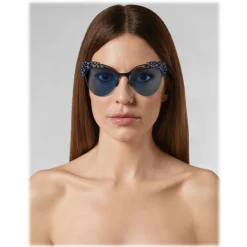 Philipp Plein - Crystal Collection - Black Blue - Sunglasses - Philipp Plein Eyewear - Avvenice
