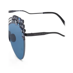 Philipp Plein - Crystal Collection - Black Blue - Sunglasses - Philipp Plein Eyewear - Avvenice