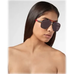 Philipp Plein - Freedom Basic Collection - Black Palladium Smoke - Sunglasses - Philipp Plein Eyewear - Avvenice