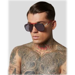 Philipp Plein - Freedom Basic Collection - Black Palladium Smoke - Sunglasses - Philipp Plein Eyewear - Avvenice