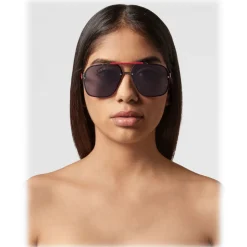 Philipp Plein - Freedom Basic Collection - Black Palladium Smoke - Sunglasses - Philipp Plein Eyewear - Avvenice