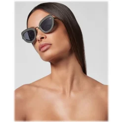 Philipp Plein - Jaqueline Collection - Grey Silver - Sunglasses - Philipp Plein Eyewear - Avvenice