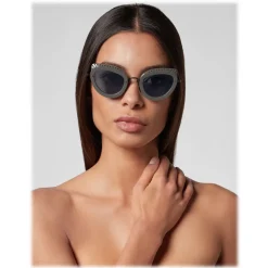 Philipp Plein - Jaqueline Collection - Grey Silver - Sunglasses - Philipp Plein Eyewear - Avvenice