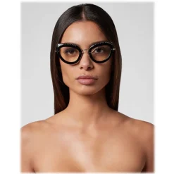 Philipp Plein - Jaqueline Collection - Black Blue Transparent - Sunglasses - Philipp Plein Eyewear - Avvenice