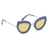 Philipp Plein - Jaqueline Collection - Light Blue Yellow - Sunglasses - Philipp Plein Eyewear - Avvenice