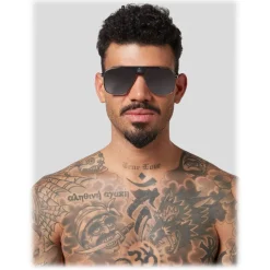 Philipp Plein - Noah Basic Collection - Black Palladium Fumè - Sunglasses - Philipp Plein Eyewear - Avvenice
