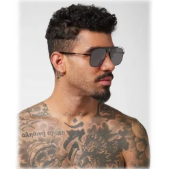 Philipp Plein - Noah Basic Collection - Black Grey Smoke - Sunglasses - Philipp Plein Eyewear - Avvenice