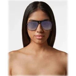 Philipp Plein - Noah Studded Collection - Black Blue Gradient - Sunglasses - Philipp Plein Eyewear - Avvenice