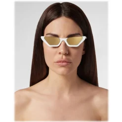 Philipp Plein - Rachy Collection - White Grey - Sunglasses - Philipp Plein Eyewear - Avvenice