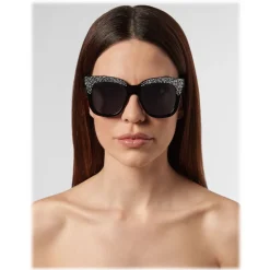 Philipp Plein - Sparkle Collection - Black - Sunglasses - Philipp Plein Eyewear - Avvenice