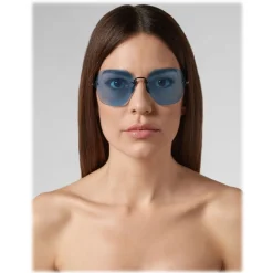 Philipp Plein - Statement Edges Collection - Black Blue - Sunglasses - Philipp Plein Eyewear - Avvenice