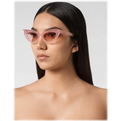 Philipp Plein - Statement Cat Eye Collection - Nickel Pink - Sunglasses - Philipp Plein Eyewear - Avvenice