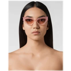 Philipp Plein - Statement Cat Eye Collection - Nickel Pink - Sunglasses - Philipp Plein Eyewear - Avvenice