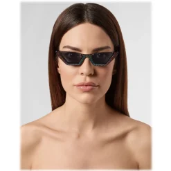 Philipp Plein - Statement Cat Eye Collection - Black Orange - Sunglasses - Philipp Plein Eyewear - Avvenice