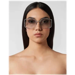 Philipp Plein - Statement Oversize Collection - Nickel Pink - Sunglasses - Philipp Plein Eyewear - Avvenice