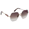 Philipp Plein - Statement Edges Collection - Gold Brown - Sunglasses - Philipp Plein Eyewear - Avvenice