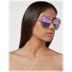 Philipp Plein - Sunshine Collection - Nickel Pink Mirror - Sunglasses - Philipp Plein Eyewear - Avvenice