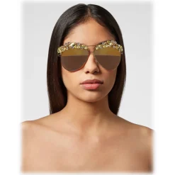 Philipp Plein - Sunshine Collection - Gold Mirror - Sunglasses - Philipp Plein Eyewear - Avvenice