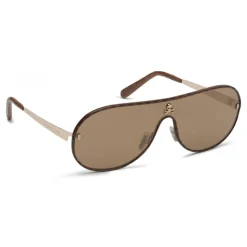 Philipp Plein - Target Leather Collection - Gold Brown - Sunglasses - Philipp Plein Eyewear - Avvenice