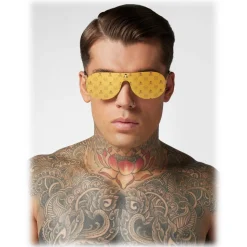 Philipp Plein - Target Monogram Collection - Gold and Black - Sunglasses - Philipp Plein Eyewear - Avvenice