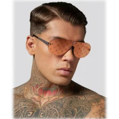 Philipp Plein - Target Monogram Collection - Metal and Mirrored Red - Sunglasses - Philipp Plein Eyewear - Avvenice